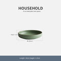 Modern Pure And Fresh Color Round Tableware Kitchen Plates