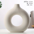 Nordic Circles Ceramic Florwer Vase