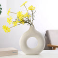 Nordic Circles Ceramic Florwer Vase